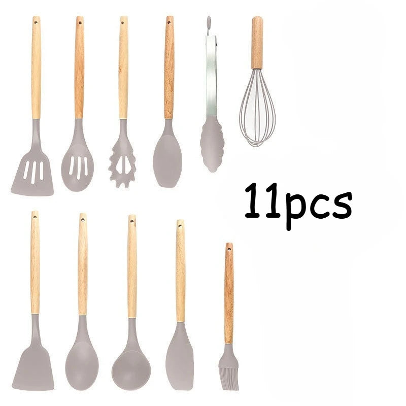 11pcs Silicone Kitchen Utensil Set