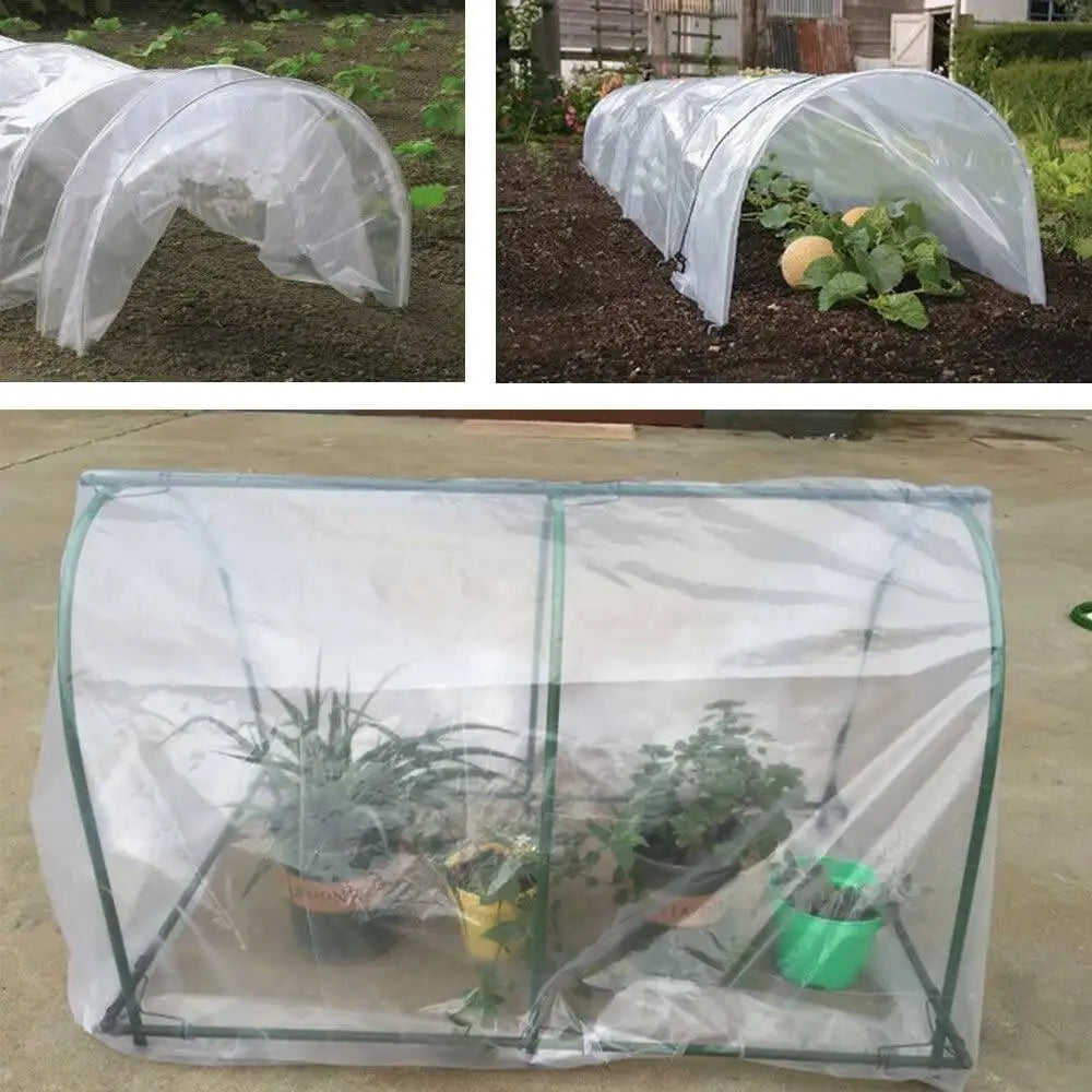 6.5 ft. x 32 ft. Clear Polyethylene Greenhouse Film and Plant Cover