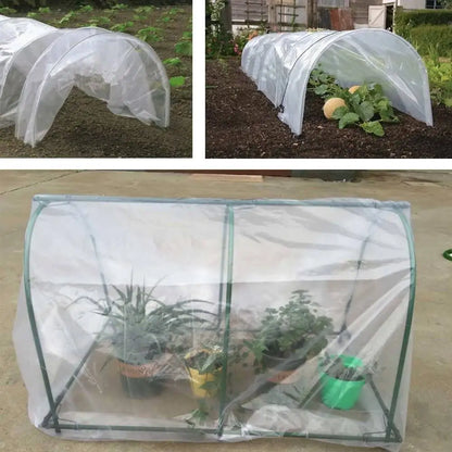 6.5 ft. x 32 ft. Clear Polyethylene Greenhouse Film and Plant Cover