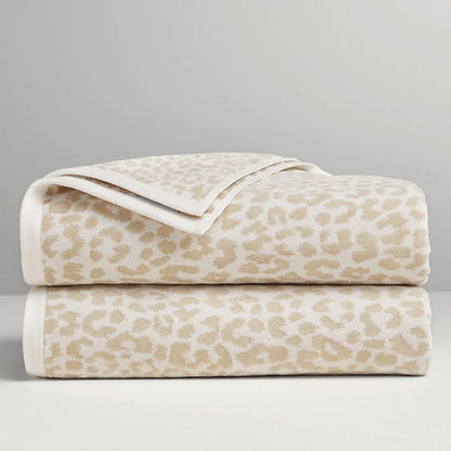 Leopard Print Bath or Hand Towel