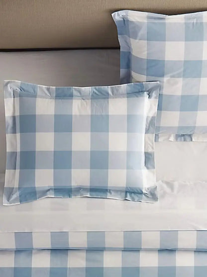 Classic Cotton Checkered Pillow Cover