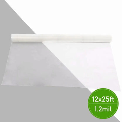 6.5 ft. x 32 ft. Clear Polyethylene Greenhouse Film and Plant Cover