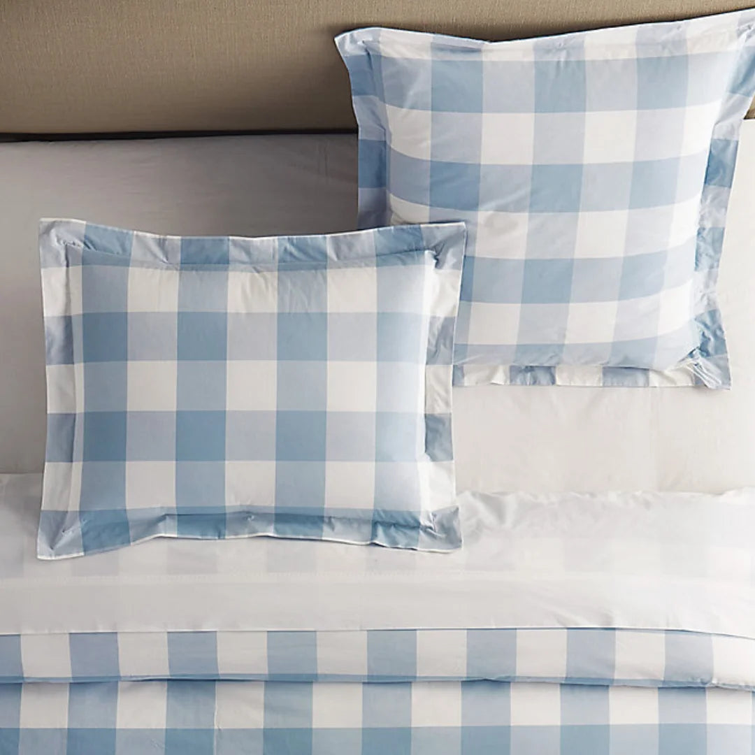 Classic Cotton Checkered Pillow Cover