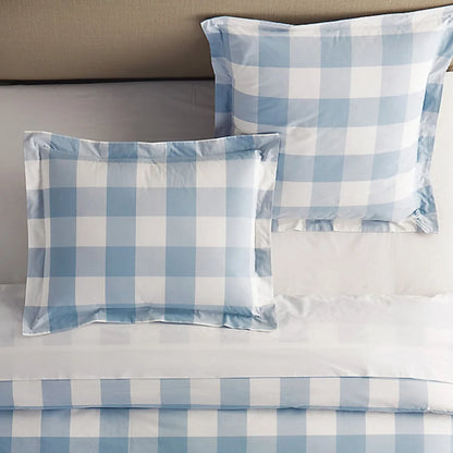 Classic Cotton Checkered Pillow Cover