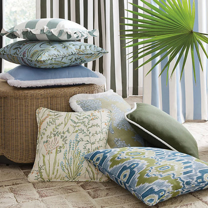 16x16 Floral Pattern Throw Pillow