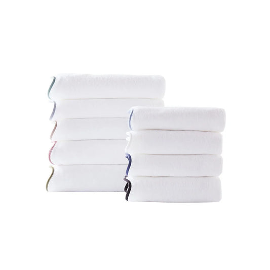 Scalloped Edge Bath Towels – Soft & Absorbent