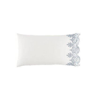 Soft Cotton Embroidered Scallop Edge Pillow Cover