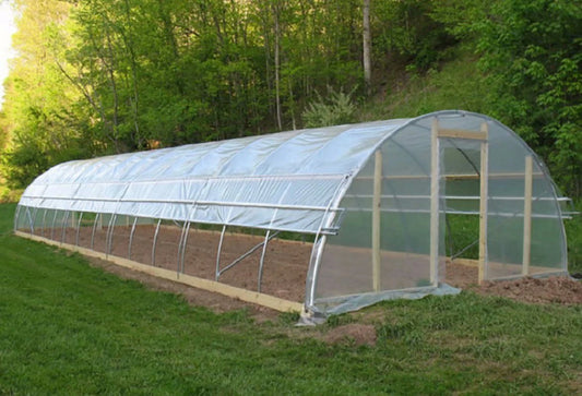 6.5 ft. x 32 ft. Clear Polyethylene Greenhouse Film and Plant Cover
