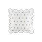Soft Cotton Embroidered Scallop Edge Pillow Cover