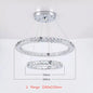 Modern Crystal Chandeliers Ring-Shaped Pendant Lights
