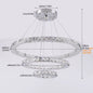 Modern Crystal Chandeliers Ring-Shaped Pendant Lights