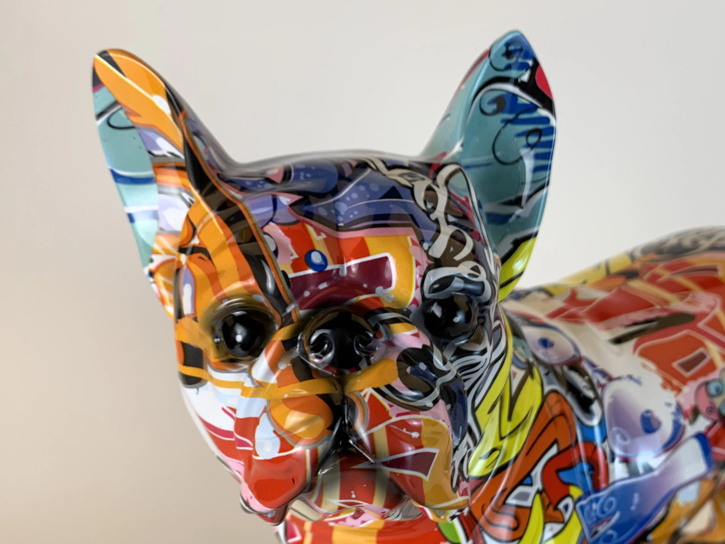 Nordic Art Painting Graffiti French Bulldog