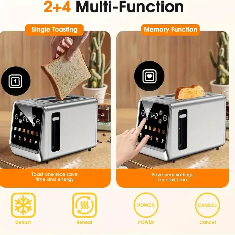 Touch Screen Toaster 2 Slice