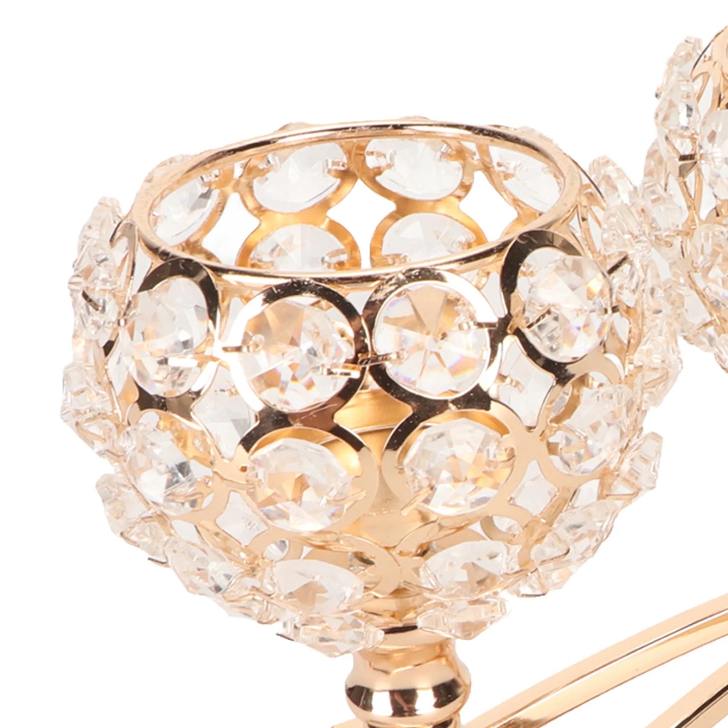 Crystal Candle Holder 3 Heads