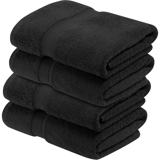 Egyptian long staple cotton bath towel, set of 4