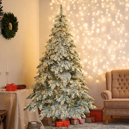 7.5ft Artificial Christmas Tree with 400 LED Lights