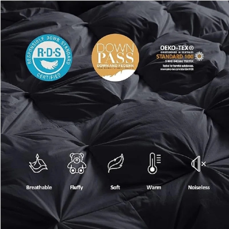 Luxurious Goose Down Feather California King  Comforter