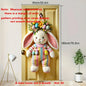 1PC, 2D Easter Bunny and Egg Wreath door cover