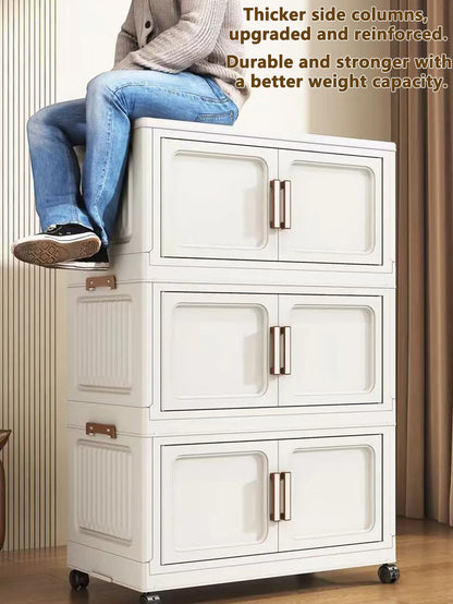 Folding Storage Cabinet Organizer