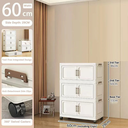 Folding Storage Cabinet Organizer
