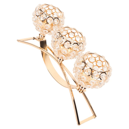 Crystal Candle Holder 3 Heads