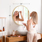 Round Vanity Framed Mirror for Wall