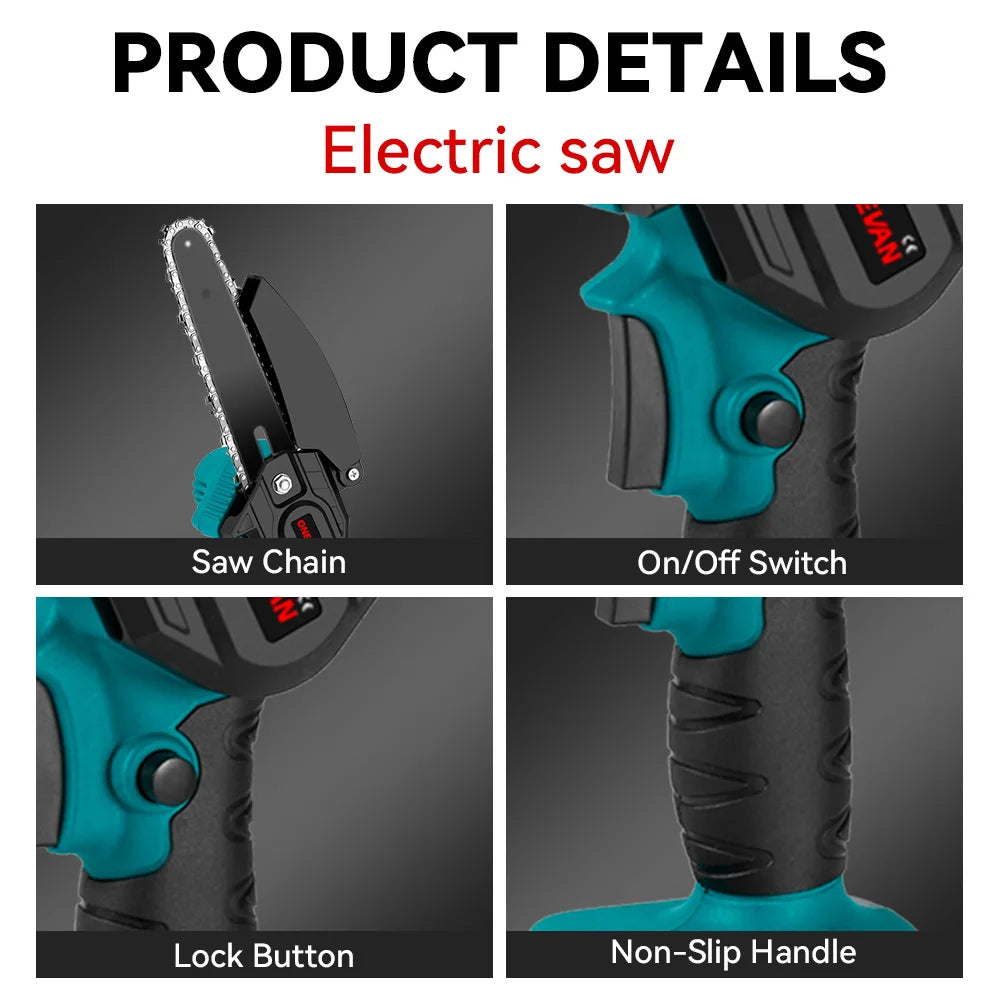 2in1 Brushless High Branch Saw Chainsaw & Pruning Shears