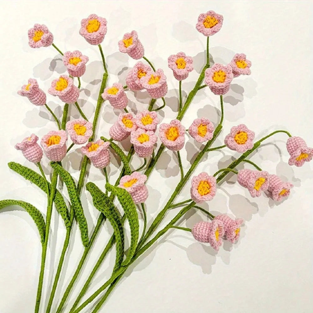 6 Crochet Flower Bouquet, 15.7 Handmade