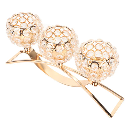 Crystal Candle Holder 3 Heads