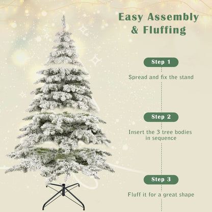 7.5ft Artificial Christmas Tree with 400 LED Lights