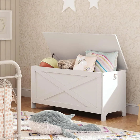 Storage Chest- Toy Box with Safety Hinges