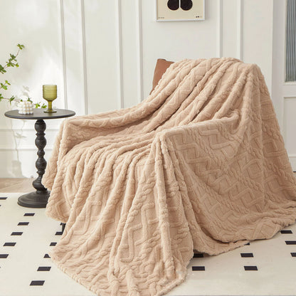 Warm Sherpa Soft Sofa Cover Throw Blanket