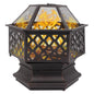 Hex Shaped Patio Fire Pit