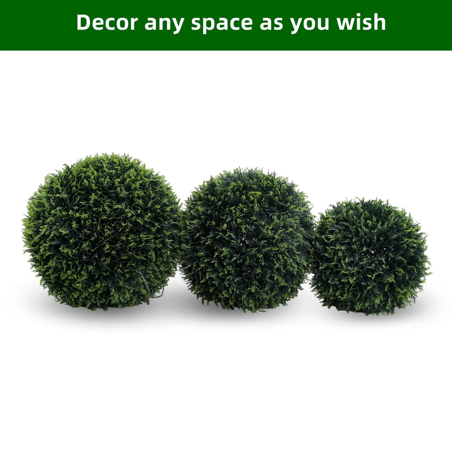 Topiary Balls Artificial Set of 2