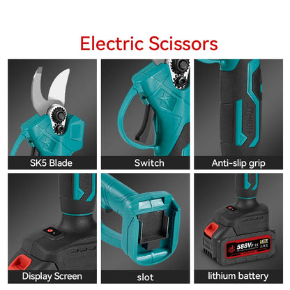 2in1 Brushless High Branch Saw Chainsaw & Pruning Shears