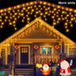 Solar Icicle Curtain Lights -  8 Modes