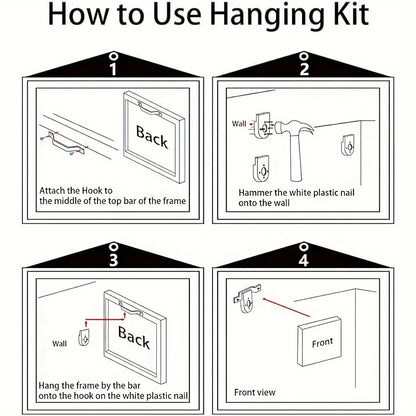 Modern abstract black and gold floral canvas