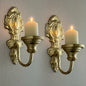 2pcs Wall-mounted Candle Holder Wrought Iron