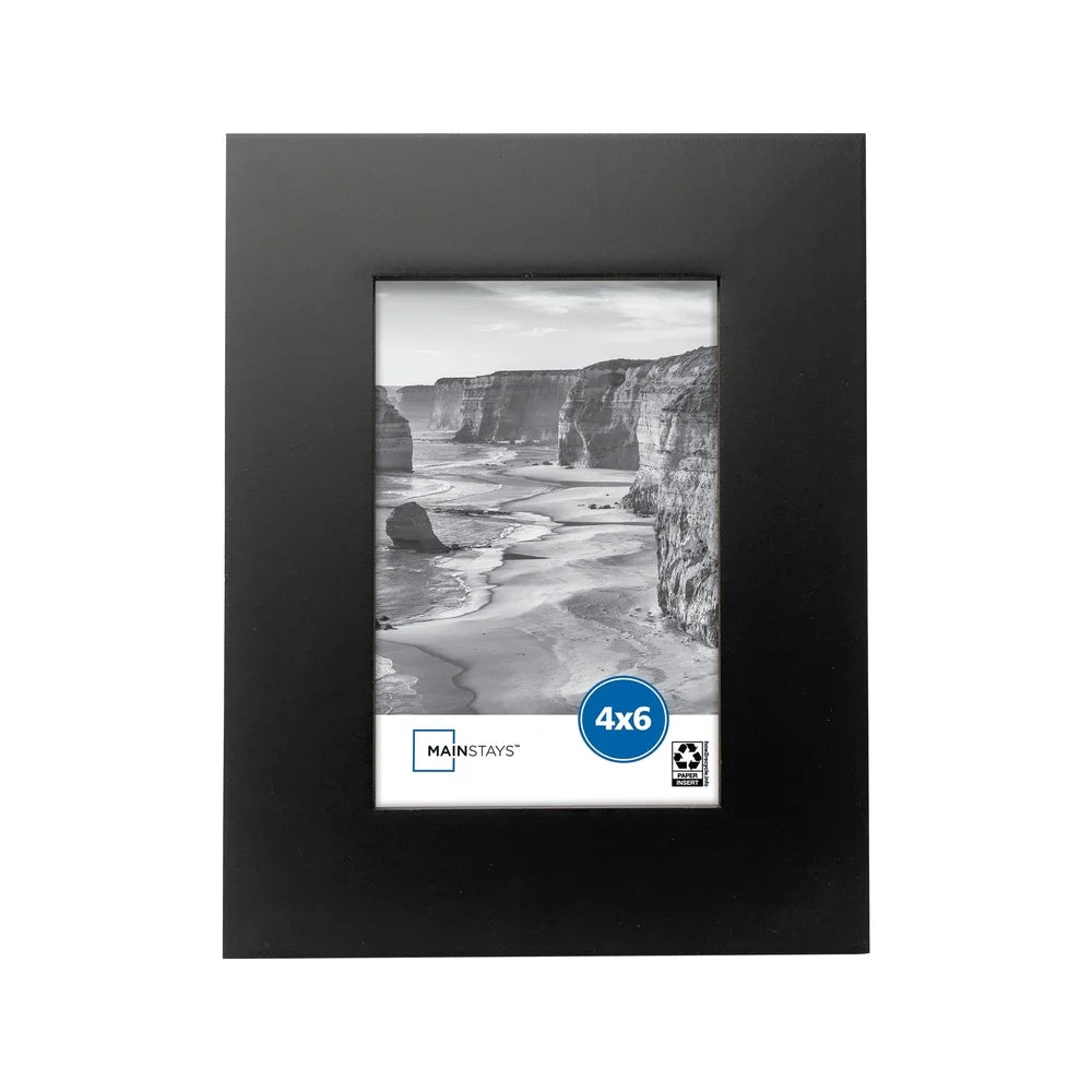 4x6 Black Gallery Frames Set of 4