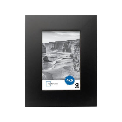 4x6 Black Gallery Frames Set of 4