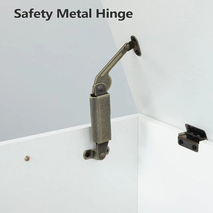 Storage Chest- Toy Box with Safety Hinges