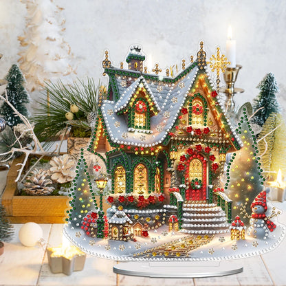 Acrylic Christmas House Kit