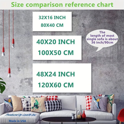 Modern abstract black and gold floral canvas