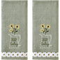 Enjoy Today Hand Towel 2pc Set for Bath/Kitchen