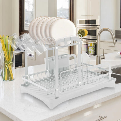 2-Tier Dish Drying Rack