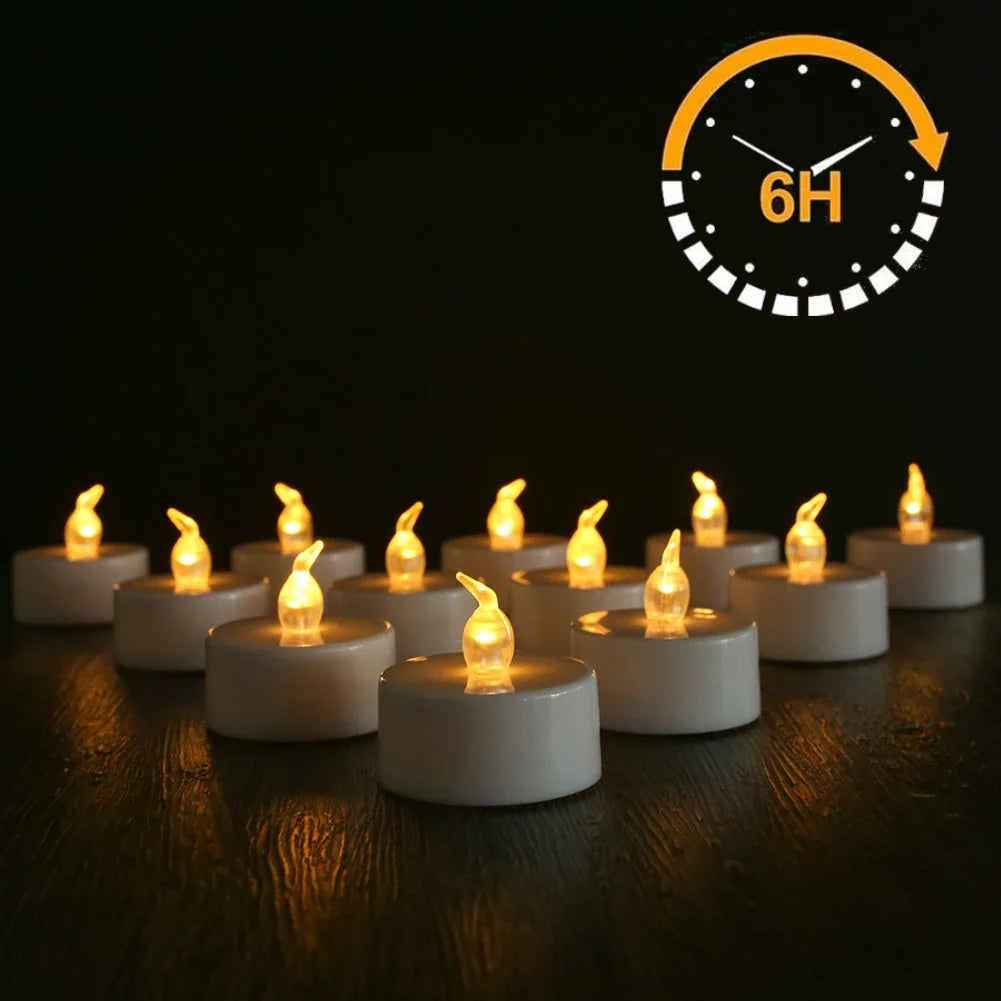 Flameless Flickering LED Tea Lights