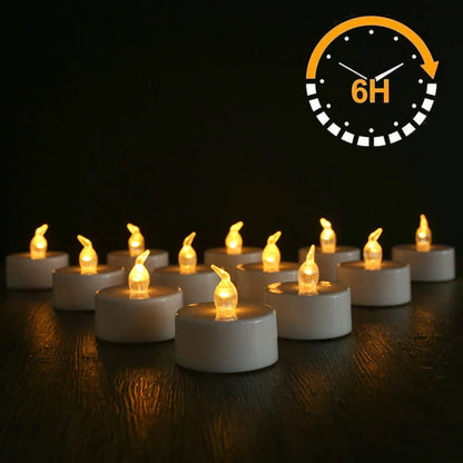 Flameless Flickering LED Tea Lights