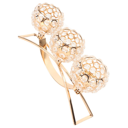 Crystal Candle Holder 3 Heads