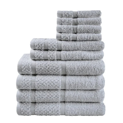 10 Piece Towel Set with Upgraded Softness & Durability