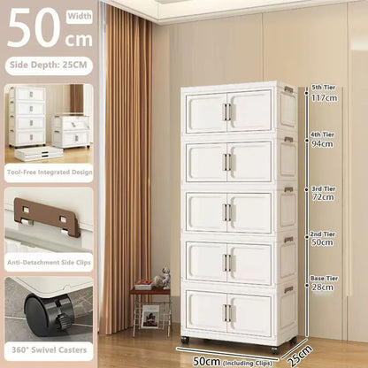 Folding Storage Cabinet Organizer